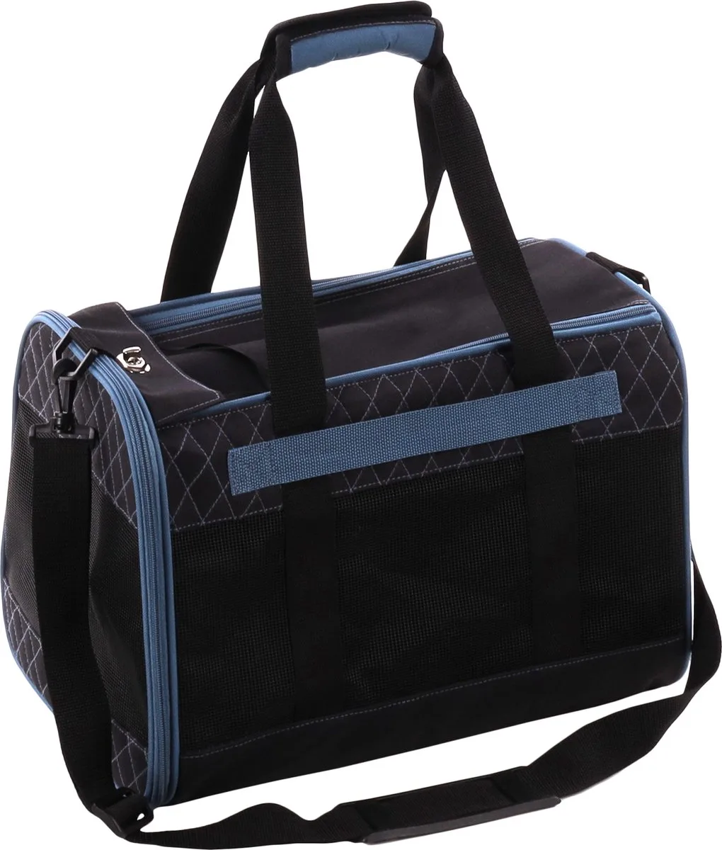 Hondendraagtas Hakon 43x29x29 cm de Flamingo en Noir – photo produit