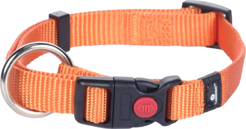 Hondenhalsband - 30-45 cm, 15 mm van Flamingo in Oranje – productfoto