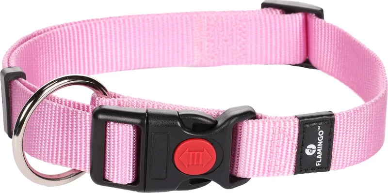 Hondenhalsband Asp - 30x45x1.5cm van Flamingo in Roze – productfoto