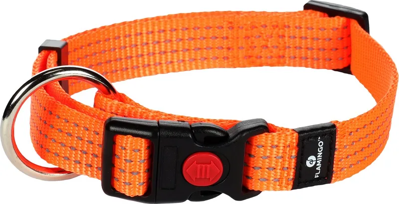 Hondenhalsband Asp - 40-55cm20mm by Flamingo in Orange – product photo