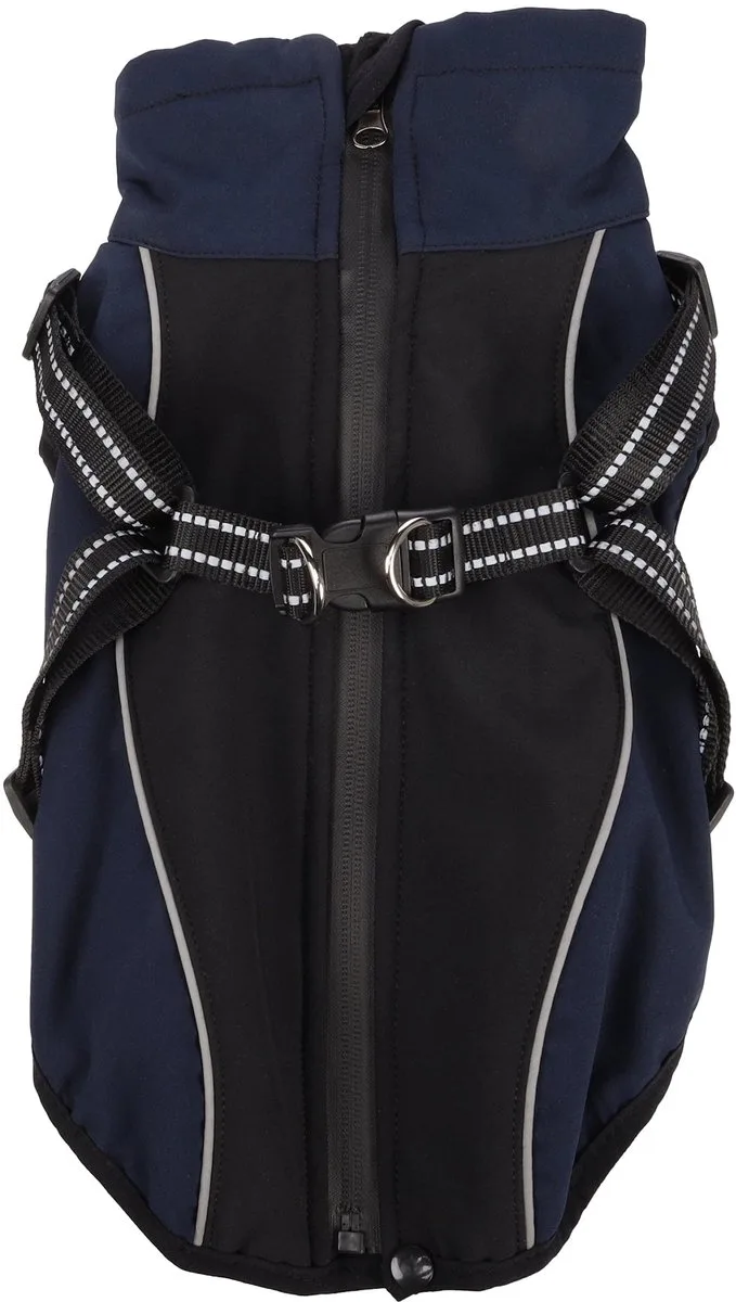 Hondenjas Dexter Blauw 45cm von Flamingo in Schwarz, Blau – Produktfoto