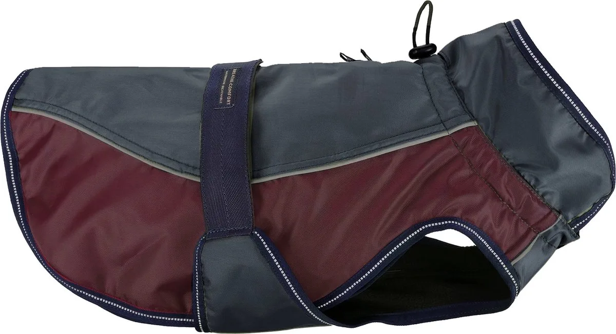 Hondenjas Eisberg Bordeaux / Donkerblauw Winterjas 60cm fra Flamingo i Rød, Blå – produktbillede