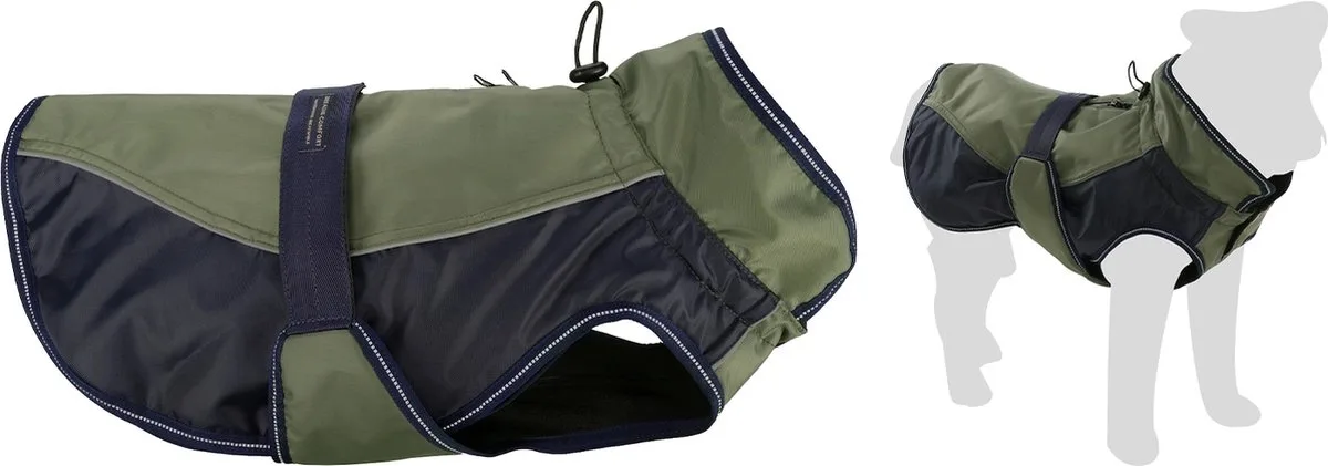 Hondenjas Eisberg Groen/ Donkerblauw Winterjas 35cm by Flamingo in Green, Blue – product photo