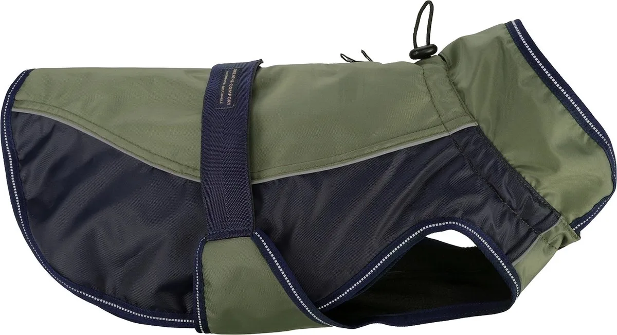 Hondenjas Eisberg Groen/ Donkerblauw Winterjas 55cm by Flamingo in Green, Blue – product photo