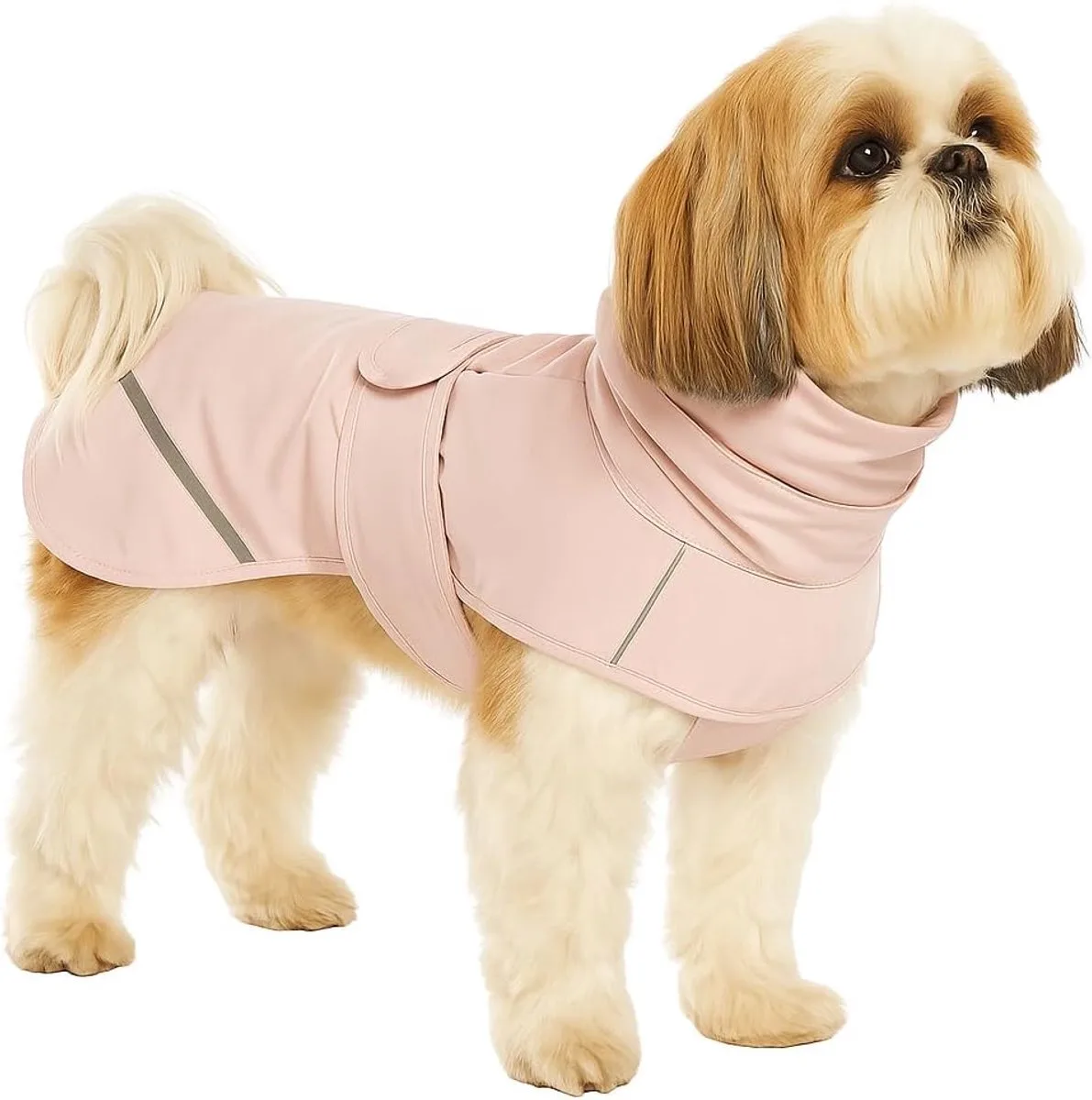 Hondenjas – Flamingo Cujo – honden jas – hondenjasjes winter – hondenjas waterdicht – 35 cm – A:35cm B:42cm C:45-52cm von Flamingo in Rosa – Produktfoto