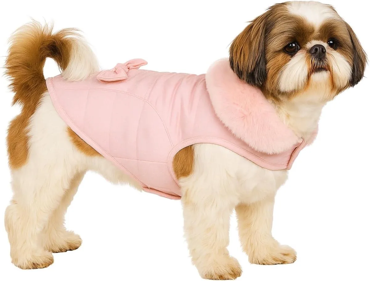 Manteau Pour Chien Guzzi de Flamingo en Rose – photo produit