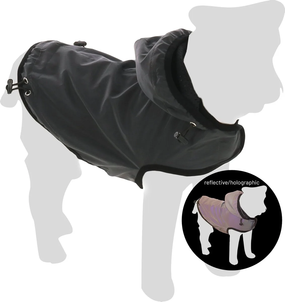 Hondenjas Luza - Hondenkleding - 35 cm by Flamingo in Grey – product photo