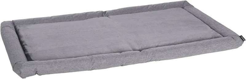 Hondenkussen – Benchkussen – Hanka Rechthoekig – extra zacht hondenkussen voor hondenbench – XXL – 116cm von Flamingo in Grau – Produktfoto