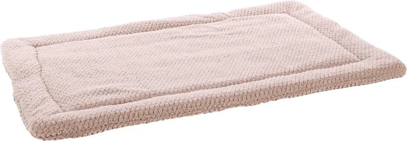 Hondenkussen – Benchkussen – Hondenkussen 116 x 69 cm – Geschikt voor hondenbench en kattenkussen – Flamingo Jacquard Rechthoekig von Flamingo in Taupe – Produktfoto