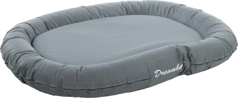 Hondenkussen Dreambay® Ovaal - 120 x 90 x 16cm - Wasbaar - Afneembare hoes met rits - Waterafstotend - Ideaal voor Labrador, Golden Retriever, Duitse Herder, Rottweiler & Weimaraner enz.. von Flamingo in Petrol – Produktfoto