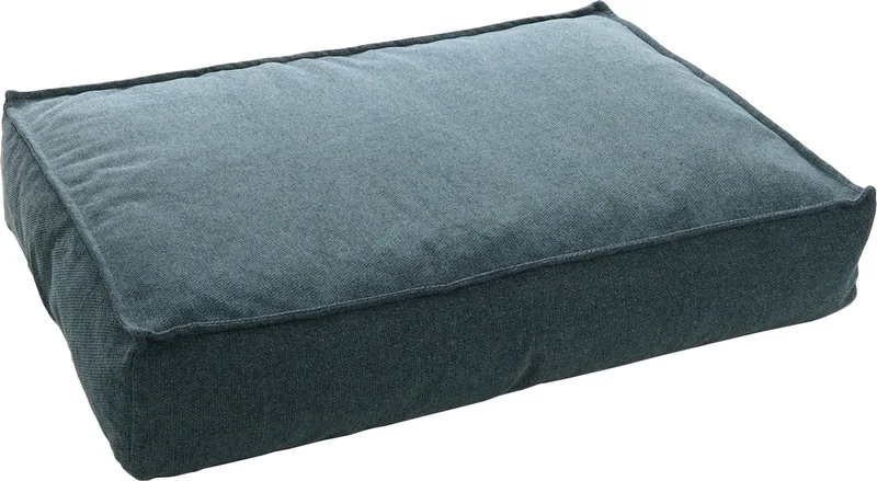 Hondenkussen – Flamingo Avalon Rechthoekig Donkerblauw – orthopedisch memory foam – 100x70x18 cm – afneembare hoes & antislip bodem de Flamingo en Bleu – photo produit