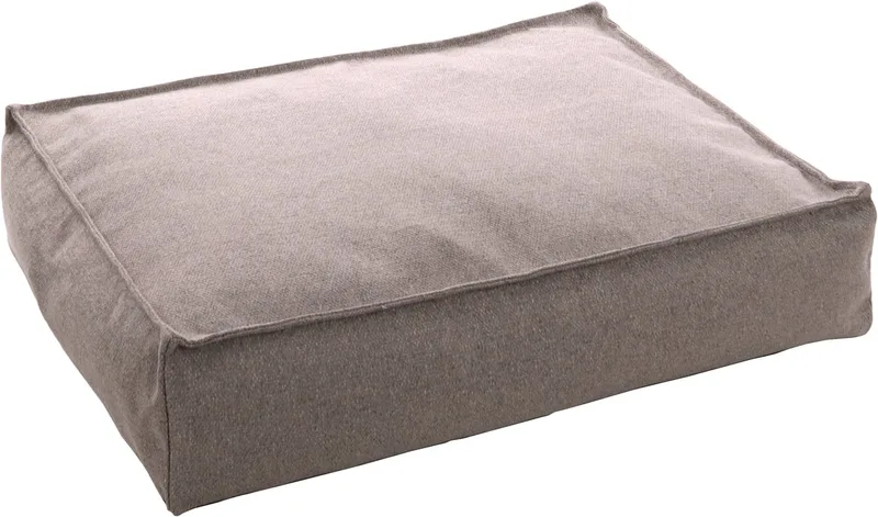 Hondenkussen – Flamingo Avalon Rechthoekig Lichtgrijs – orthopedisch memory foam – 80x60x18 cm – afneembare hoes & antislip bodem by Flamingo in Grey – product photo