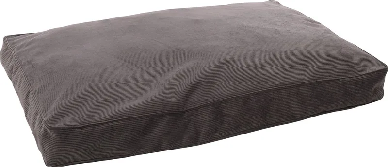Hondenkussen – Flamingo Celeste 100x70cm – afneembare hoes & antislip bodem – comfortabel & stijlvol – gemaakt in Europa de Flamingo en Gris – photo produit