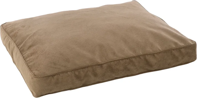 Hondenkussen – Flamingo Celeste 80x60cm – afneembare hoes & antislip bodem – comfortabel en stijlvol – gemaakt in Europa de Flamingo en Beige – photo produit