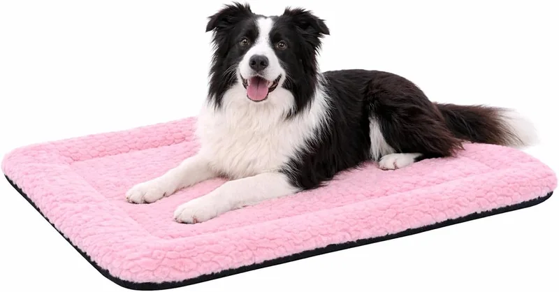 Hondenkussen – Hondenmand – Naya Rechthoekig 100,5x63,5cm – ruim en comfortabel – zacht ligvlak by Flamingo in Pink – product photo