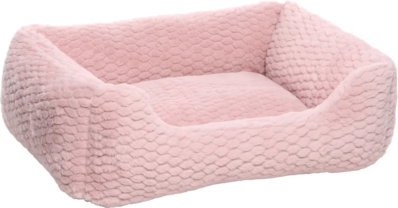 Hondenkussen – Hondenmand – Naya Rechthoekig Mand 65x50x20cm – zacht – comfortabel – knus von Flamingo in Rosa – Produktfoto