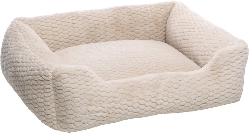 Hondenkussen – Hondenmand – Naya Rechthoekig Mand 80x67x22cm – extra ruim – stevig – duurzaam by Flamingo in Beige – product photo