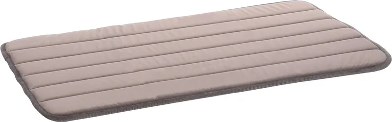 Hondenkussen – Hondenmand – Orthopedisch Xana Rechthoekig M – 85,5x51cm – memory foam – comfortabel – perfect voor hondenbench de Flamingo en Taupe – photo produit