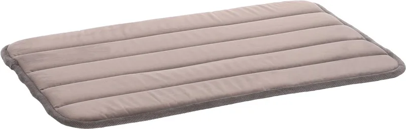 Hondenkussen – Hondenmand – Orthopedisch Xana Rechthoekig XS – 55,5x38,5cm – memory foam – antislip – perfect voor hondenbench de Flamingo en Taupe – photo produit