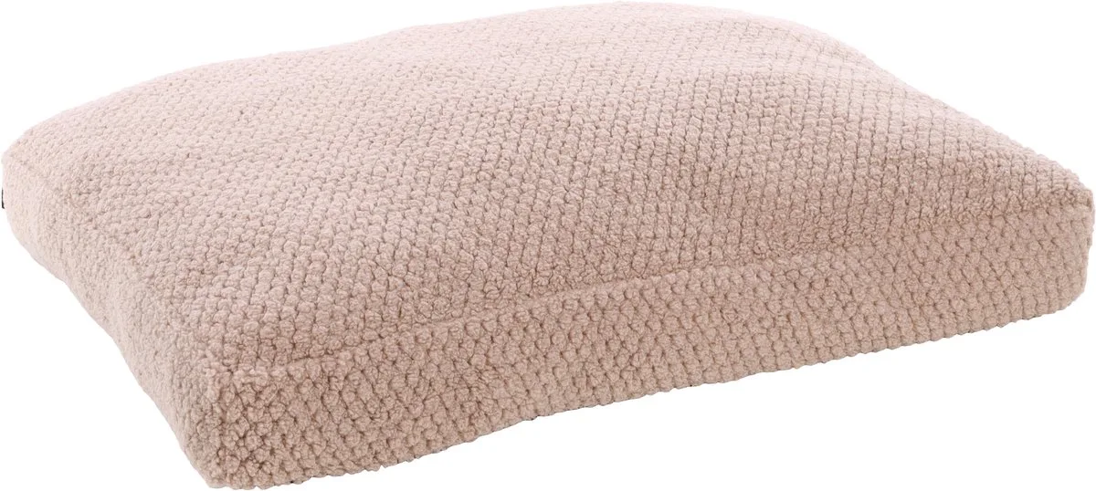 Hondenkussen – Kattenkussen – Hondenbed & Kattenbed – Flamingo Jacquard – 80x60x10 cm – Comfort & Stijl voor Jouw Huisdier by Flamingo in Taupe – product photo