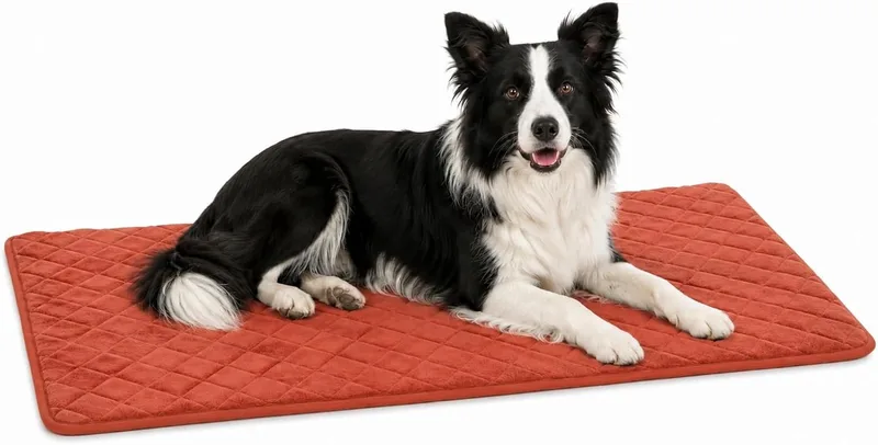 Hondenkussen - orthopedisch hondenkussen - benchkussen memory foam - Weimar L - premium memory foam hondenmat - 100,5cm by Flamingo in Cognac – product photo