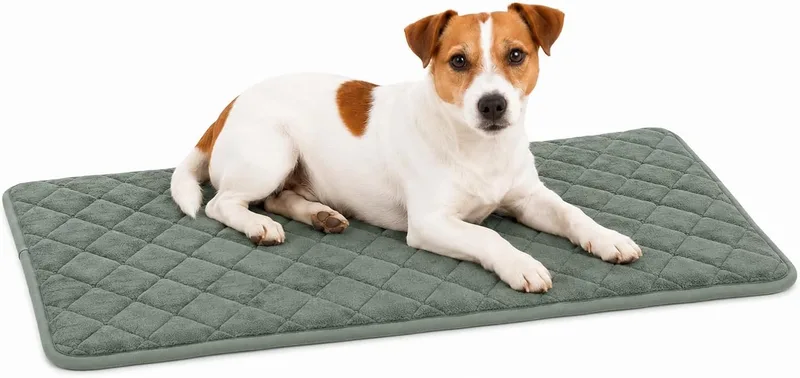 Hondenkussen - orthopedisch hondenkussen - benchkussen memory foam - Weimar S - premium comfort voor hondenbench - antislip - 70,5cm de Flamingo en Vert – photo produit