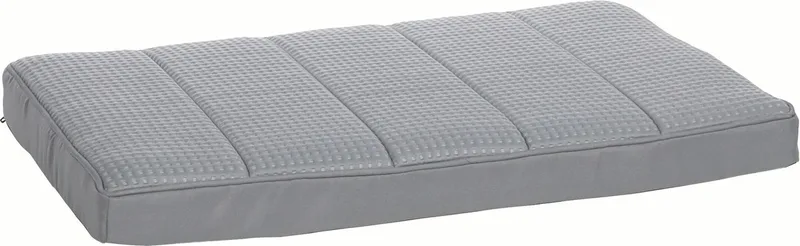 Hondenkussen Varga - Verkoelend en ergonomisch hondenkussen met memory foam voor bench – 70,5 × 41,5 × 5 cm by Flamingo in Grey – product photo