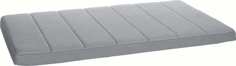 Hondenkussen Varga - Verkoelend en ergonomisch hondenkussen met memory foam voor bench – 116 × 69 × 5 cm von Flamingo in Grau – Produktfoto