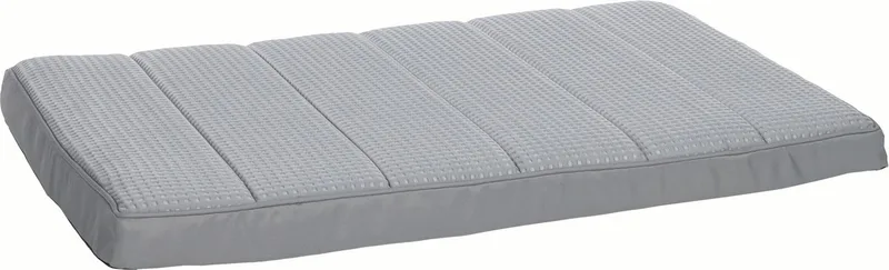 Hondenkussen Varga - Verkoelend en ergonomisch hondenkussen met memory foam voor bench – 85,5 × 51 × 5 cm by Flamingo in Grey – product photo