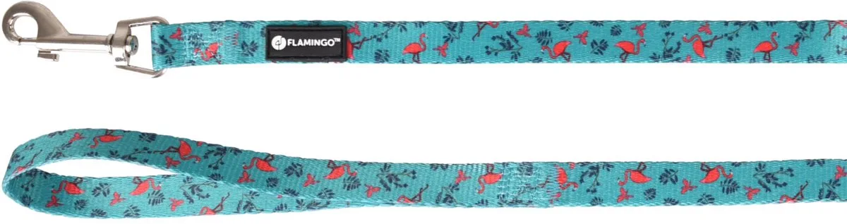 Hondenlijn Samar - 120cm 15mm von Flamingo in Grün, Mehrfarbig – Produktfoto
