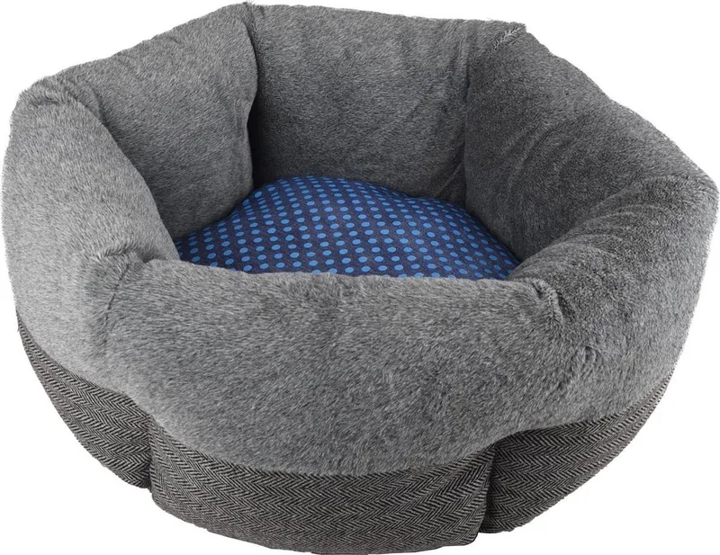 Hondenmand Dotties - 53 x 53 x 18 cm by Flamingo in Grey – product photo