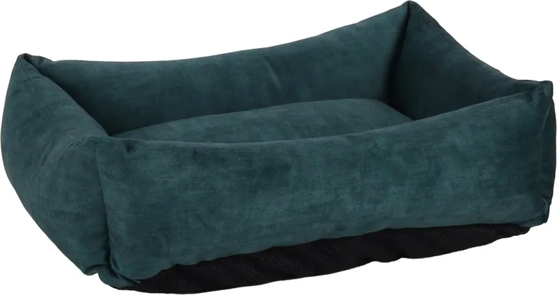 Hondenmand – Kattenmand – Felize Rechthoekig Blauw – zachte mand met handvat en antislip bodem – S – 65cm de Flamingo en Blauw2 – photo produit