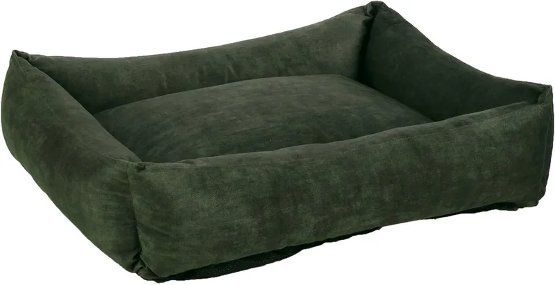 Hondenmand – Kattenmand – Felize Rechthoekig Groen – luxe hondenmand met zachte polyestervulling – M – 80cm by Flamingo in Groen3 – product photo