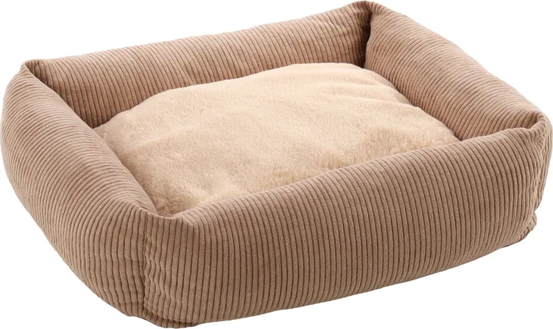 Hondenmand met rits Colette rechthoekig 50 cm by Flamingo in Taupe – product photo