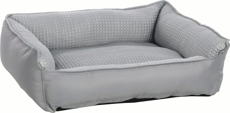 Hondenmand Varga – Verkoelende hondenmand met ademend ligvlak – 80 x 67 x 22cm de Flamingo en Gris – photo produit