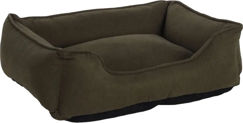 Hondenmand – Zoran Rechthoekig Groen – comfortabele hondenmand met afneembare hoes – S – 65cm de Flamingo en Groen2 – photo produit