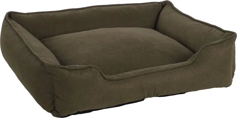 Hondenmand – Zoran Rechthoekig Groen – comfortabele hondenmand met antislip bodem – M – 80cm by Flamingo in Groen3 – product photo