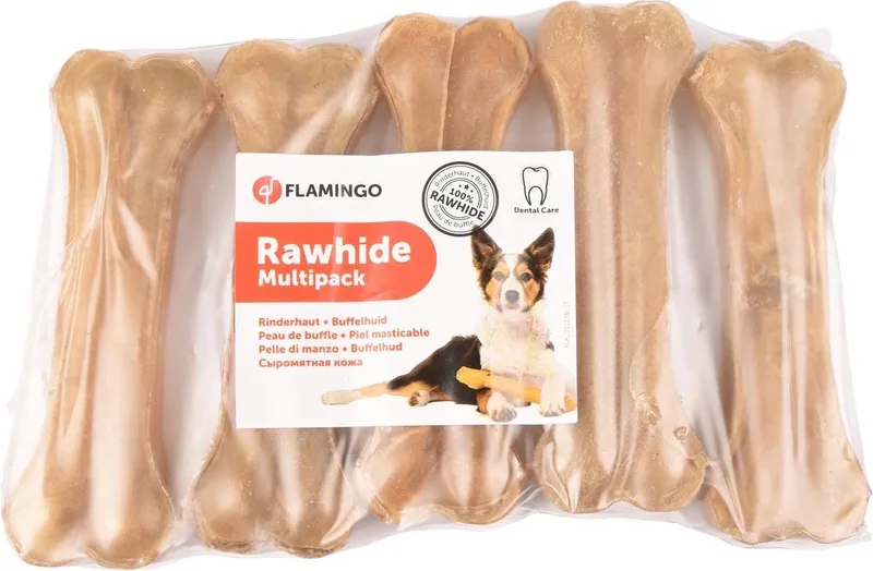 Hondensnack Been 11 cm 5 stuks - 180 gr - 5 stuks x 11 cm de Flamingo – photo produit