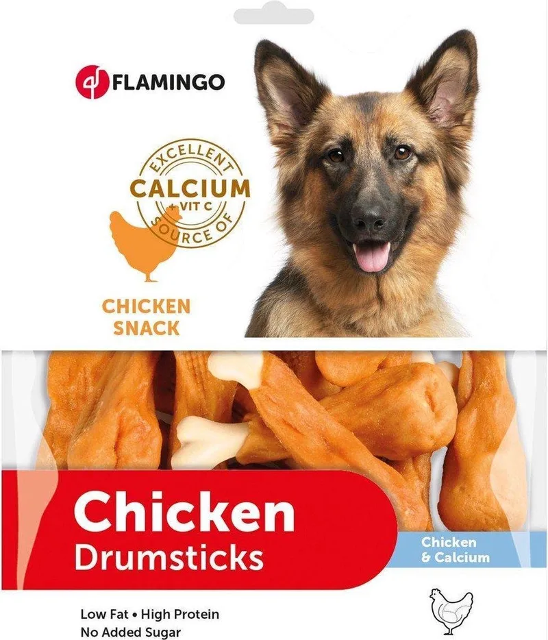 hondensnack Chick'n snack calcium bone 700gr. Let op: 1 zakje van 700 gram! de Flamingo – photo produit