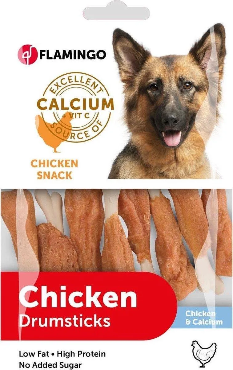 hondensnack Chick'n snack - calcium bone 85 gr. van Flamingo – productfoto
