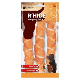 Hondensnack Chick'n Wrap Stick - 155 gr - 3 stuks x 17 cm de Flamingo – photo produit 2 sur 2