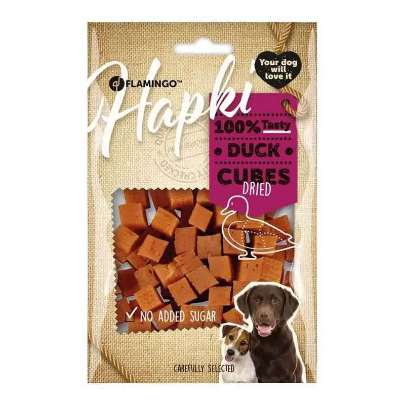 Hondensnack Duck Cubes 85 gr - 85 gr by Flamingo – product photo 2 of 2
