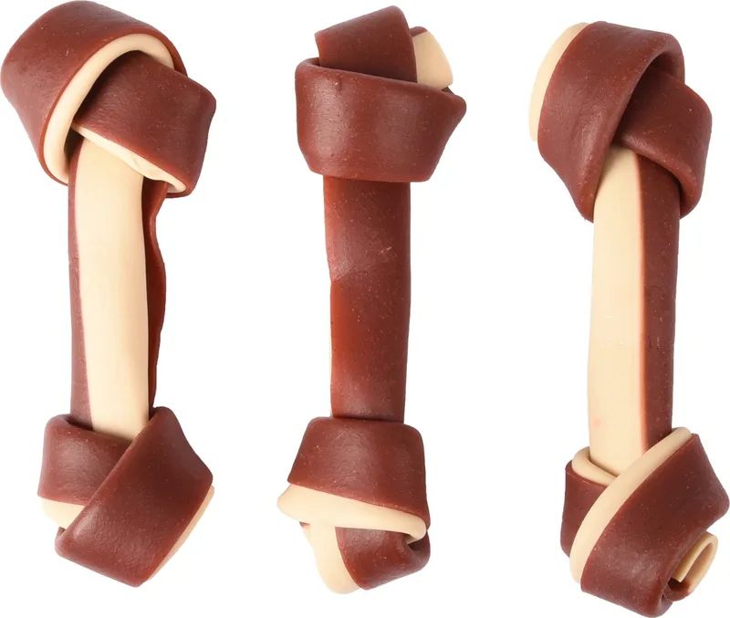 Hondensnack Duetto Kip en Kaas Medium 3 stuks - 120 gr - 3 stuks x 11 cm fra Flamingo – produktbillede