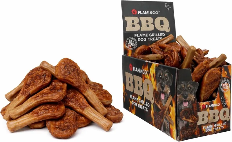 Bbq Hähnchen-kotelett Hundesnack 1.9kg von Flamingo – Produktfoto