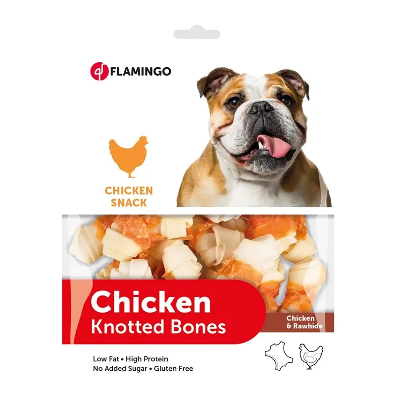 Os De Poulet Noué Pour Chien 400g de Flamingo – photo produit 2 sur 2