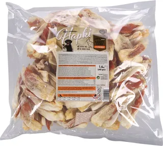 Hondensnack – Flamingo Hapki Konijnenoren met kip 1,6kg – glutenvrije hondensnoepjes zonder suikers by Flamingo – product photo 1 of 2