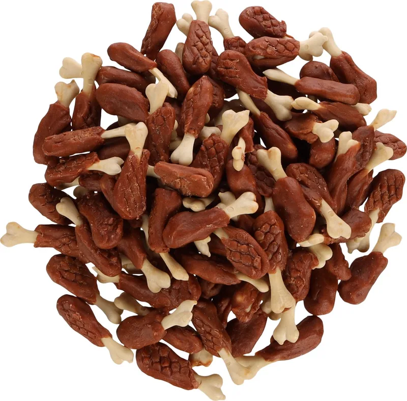 hondensnack – Hapki Drumstick met eend – glutenvrij – zonder toegevoegde suikers – eiwitrijk tussendoortje – 1,5 kg - 100 stuks von Flamingo – Produktfoto