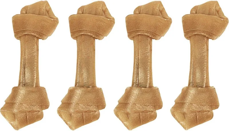 Hondensnack Knoopbeen - 180 gr - 4 stuks x 12 cm de Flamingo – photo produit