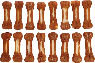 hondensnack – R'Hide Been met kip – 15 cm – glutenvrij – zonder toegevoegde suikers – 16 stuks – 1,6 kg von Flamingo – Produktfoto 1 von 2