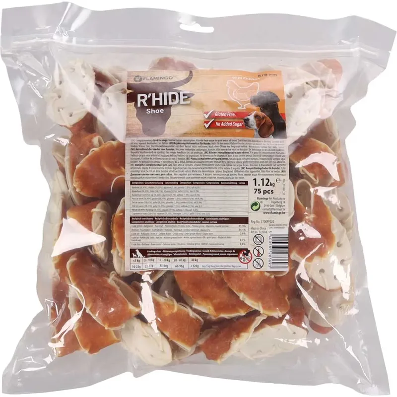 Chaussure De Poulet Snack Pour Chien 1.12kg de Flamingo – photo produit 2 sur 2